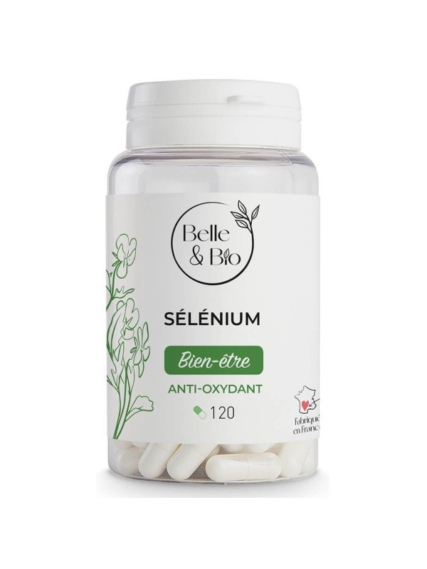 Selenium naturel 120 gélules Belle et Bio vitamines C et E Herboristerie de paris
