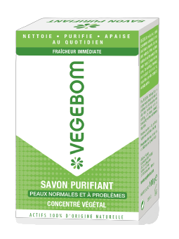 Savon purifiant du Dr Miot 100 gr Vegebom hygiène et pureté Herboristerie de paris