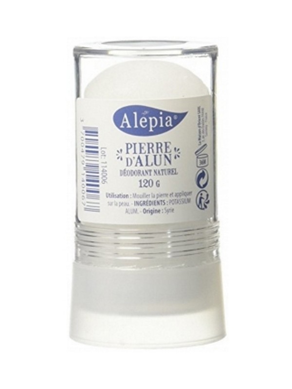Pierre d'Alun Naturelle Stick 120 gr Alepia deodorant naturel Herboristerie de paris