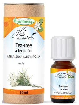 Huile essentielle de Tea-Tree arbre à thé bio 10ml Phytofrance Herboristerie de paris défenses immunitaires