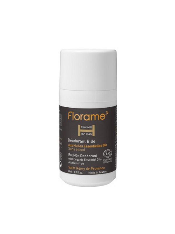 Déodorant bille roll on Homme 50 ml Florame Herboristerie de paris