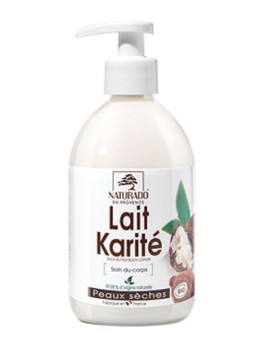 Lait corporel Karité peau sèche 500 ml Naturado Herboristerie de paris
