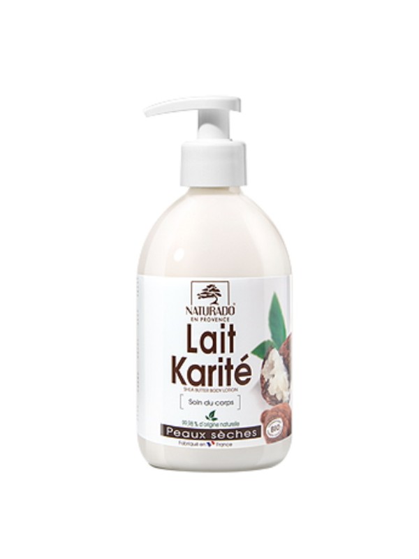 Lait corporel Karité peau sèche 500 ml Naturado Herboristerie de paris