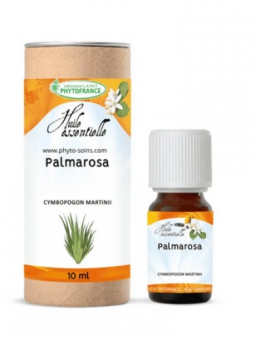 Huile essentielle de Palmarosa Bio 10 ml Phytofrance Herboristerie de Paris Cymbopogon martinii