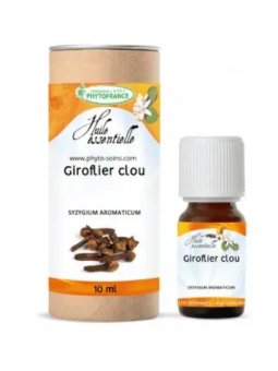 Huile essentielle de Giroflier bouton floral Bio 10 ml Phytofrance Herboristerie de paris clou de girofle