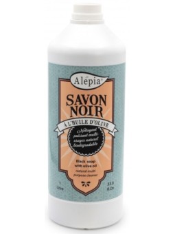 Savon Noir liquide ménager Multi Usages 1L Alepia huile d'olive saponifiée Herboristerie de paris