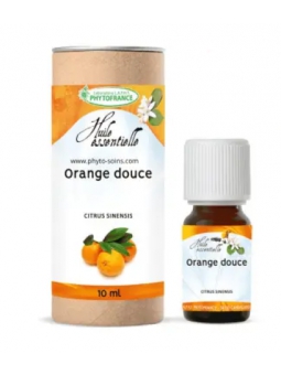 Huile essentielle d'orange douce bio 10ml Phytofrance Herboristerie de paris usage alimentaire