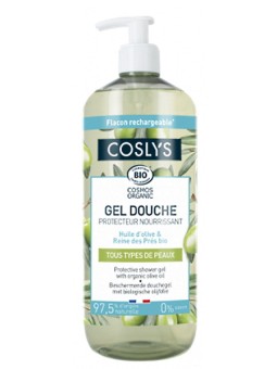 bulle de douceur Gel douche protecteur et nourrissant à l'huile d'olive bio 1 L Coslys Herboristerie de paris