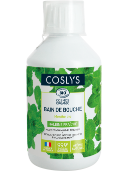 Bain de bouche protection complète fraîcheur intégrale arôme Menthe 250 ml Coslys Herboristerie de paris