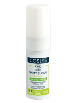 Spray buccal purifiant haleine fraîche à la menthe 15 ml Coslys hygiène buccale Herboristerie de paris
