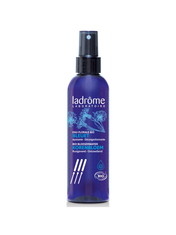 Eau florale bio de Bleuet des champs 200 ml Ladrôme visage yeux Herboristerie de paris