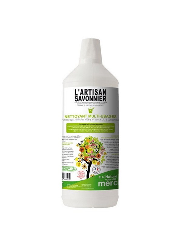 Nettoyant multi usages 1L L Artisan Savonnier nettoyant universel de la maison Herboristerie de paris