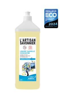 Liquide Vaisselle Concentré au Calendula parfum citronné 500 ml L Artisan Savonnier Herboristerie de paris