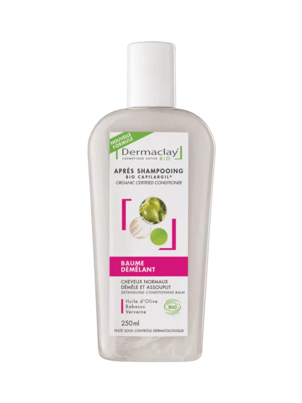 Baume démêlant Après shampooing 250 ml Dermaclay capilargil cheveux normaux Herboristerie de paris