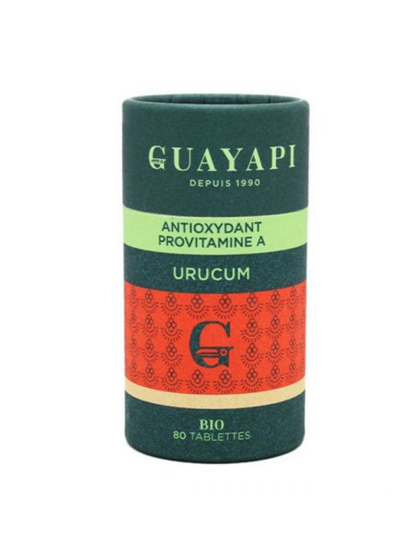 Urucum caroténoides 80 tablettes 600 mg Guayapi bixine sélénium Herboristerie de paris