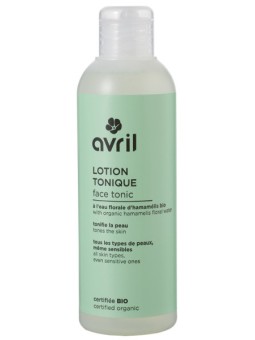 Lotion tonique à l'eau florale d'hamamelis 200 ml Avril Beauté tonifie et nettoie Herboristerie de paris