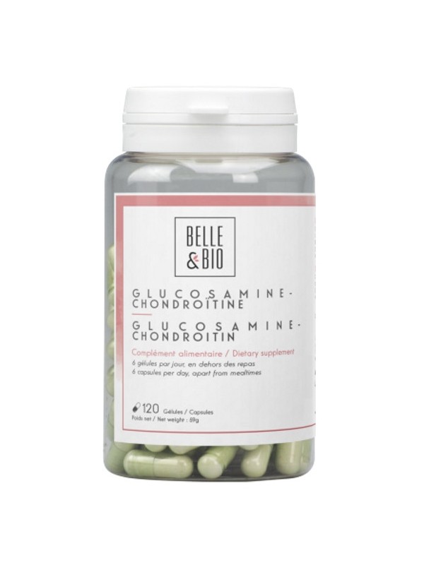 Glucosamine et Chondroïtine naturels 120 gélules Belle et Bio Herboristerie de paris zinc manganèse
