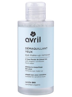 Démaquillant yeux à l'eau florale de bleuet bio 150 ml Avril Beauté Herboristerie de paris