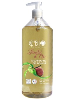Shampooing douche Fruits d'Eté  1 Litre C'bio camomille Herboristerie de paris