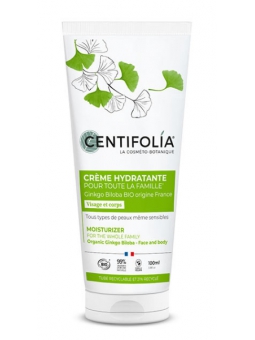 Crème hydratante pour toute la famille au Ginkgo Biloba 100ml Centifolia Herboristerie de paris