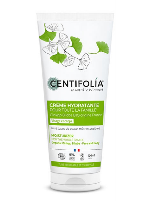 Crème hydratante pour toute la famille au Ginkgo Biloba 100ml Centifolia Herboristerie de paris