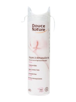 80 disques à démaquiller coton bio Douce Nature Herboristerie de Paris