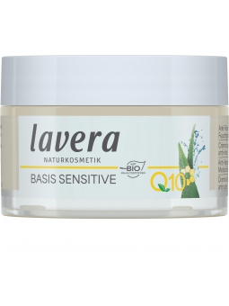 Crème de Jour Anti-rides Q10 Basis sensitiv Lavera coenzyme q10 Herboristerie de paris