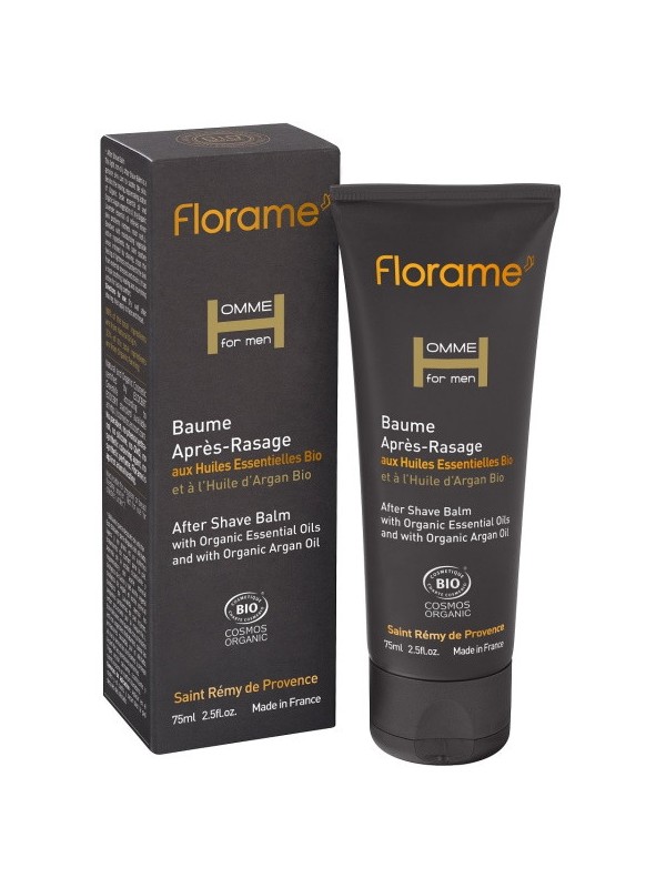 Baume Après Rasage bio 75 ml Florame hydratant Herboristerie de paris