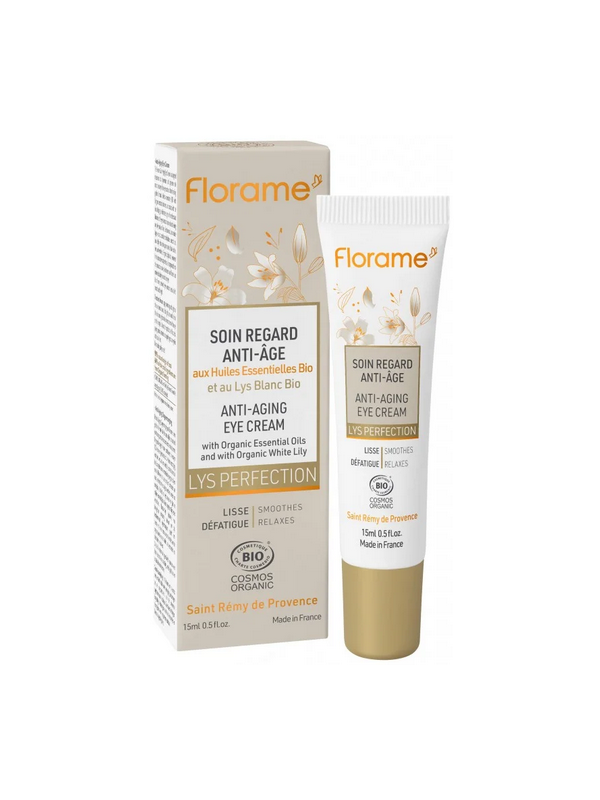 Soin regard anti âge Lys perfection 15ml Florame anti-ridules Herboristerie de paris