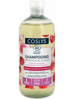 shampooing éclat couleur cheveux colorés Immortelle bleue 500 ml Coslys entre 2 colorations Herboristerie de paris