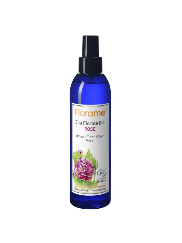 Brumisateur d'Eau florale de Rose 200ml Florame hydratant et anti-âge Herboristerie de paris