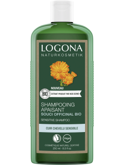 Shampooing Apaisant au souci officinal bio 250ml Logona cuir chevelu irrité Herboristerie de paris