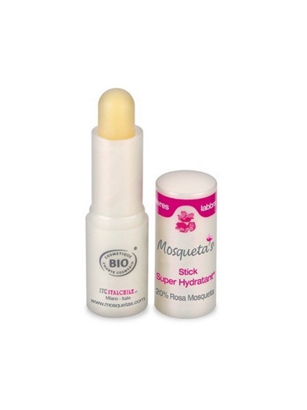 Stick super hydratant rose musquée 4 gr Mosqueta's stick lèvres bio Herboristerie de paris