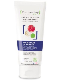 Crème de soin universelle Famille visage corps 100ml Dermaclay karité grenade sésame prune Herboristerie de paris
