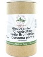 Glucosamine chondroïtine Prêle Bromélaïne Curcuma Poivre 150Gélules Herboristerie Paris articulations arti chondroitine