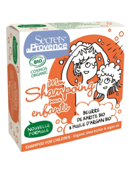 Mon shampoing solide pour enfants 85 gr Secrets de Provence karité brillance Herboristerie de paris