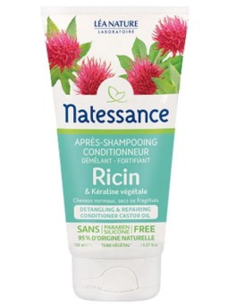 Après Shampoing conditionneur démêlant fortifiant Ricin Kératine Végétale 150 ml Natessance Herboristerie de paris