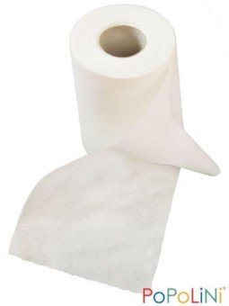 Rouleau de 120 Feuilles à jeter pour couches lavables Popolini renforce l'efficacité couche herboristerie de paris