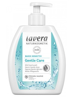 Savon liquide doux Basis Sensitiv 250ml Lavera savon bio Natrue Herboisterie de paris