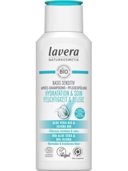 Après Shampooing Basis Sensitiv Hydratant 200ml Lavera cuir chevelu sensible et cheveux secs Herboristerie de paris