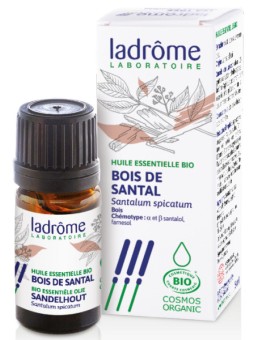 Huile essentielle bio de Bois de Santal 5 ml Ladrôme aromathérapie Herboristerie de paris usage externe