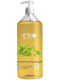 Shampooing cheveux gras Argile Ortie 500 ml C'Bio shampoing bio Herboristerie de paris