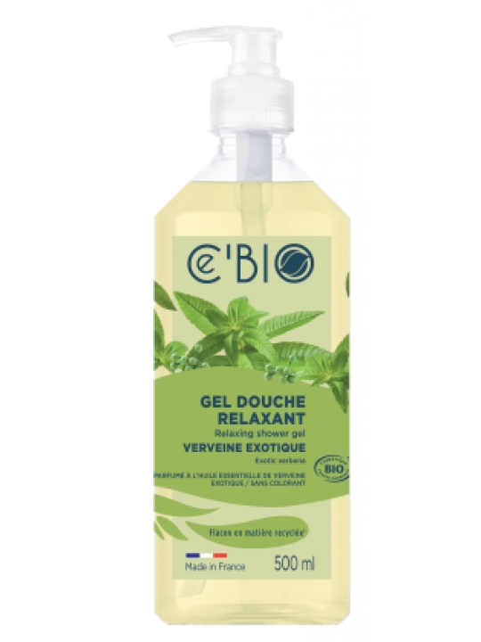 Bain et douche Verveine 500 ml C'Bio verveine exotique Herboristerie de paris