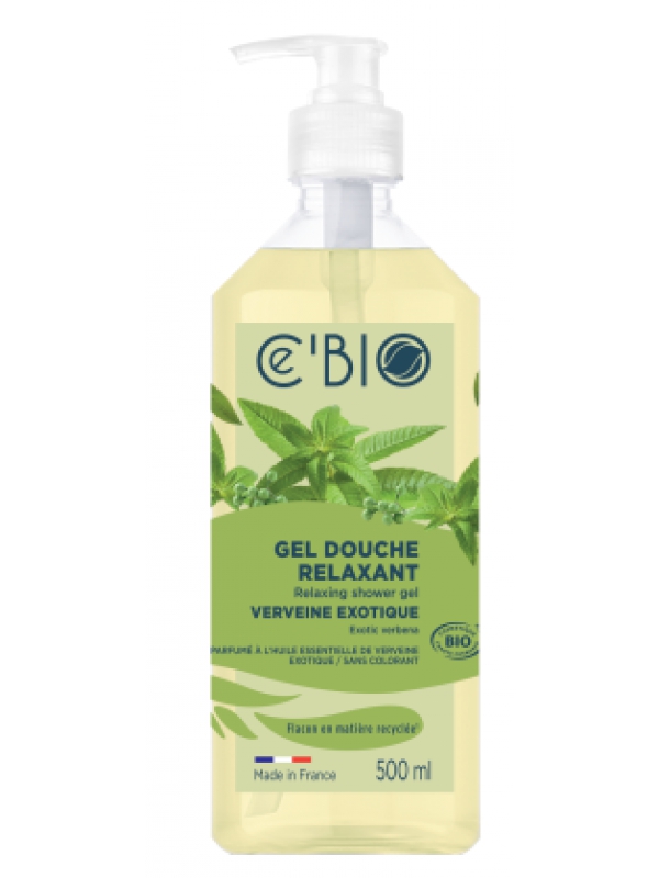 Bain et douche Verveine 500 ml C'Bio verveine exotique Herboristerie de paris
