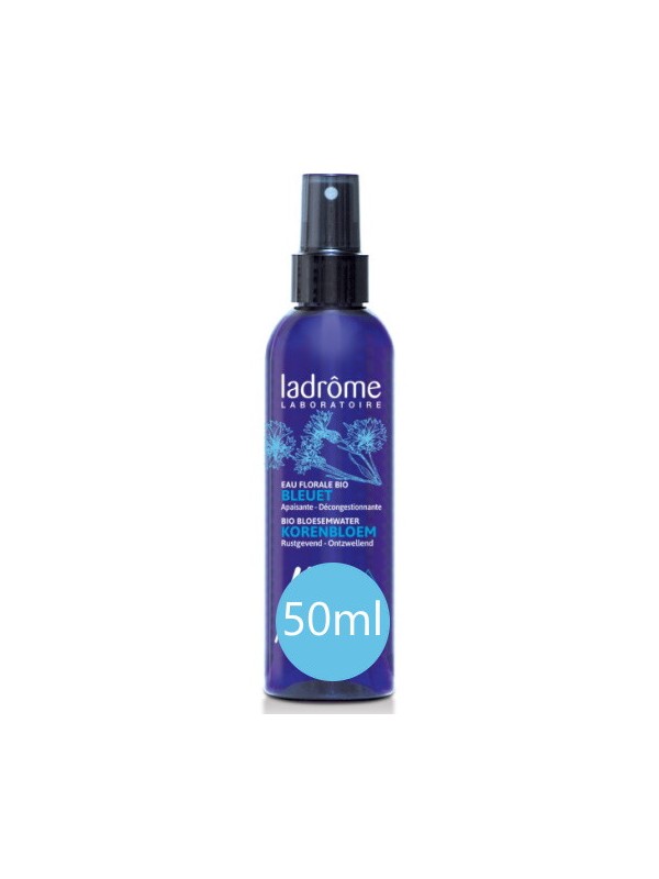 Eau florale Bleuet bio 50 ml Miniature Ladrôme fatigue oculaire cernes Herboristerie de paris