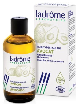 Huile végétale d'Avocat assouplissante et hydratante 100ml Ladrome nutrition Herboristerie de paris