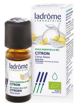 Citron bio huile essentielle 10ml Ladrome aromathérapie alimentaire Herboristerie de paris