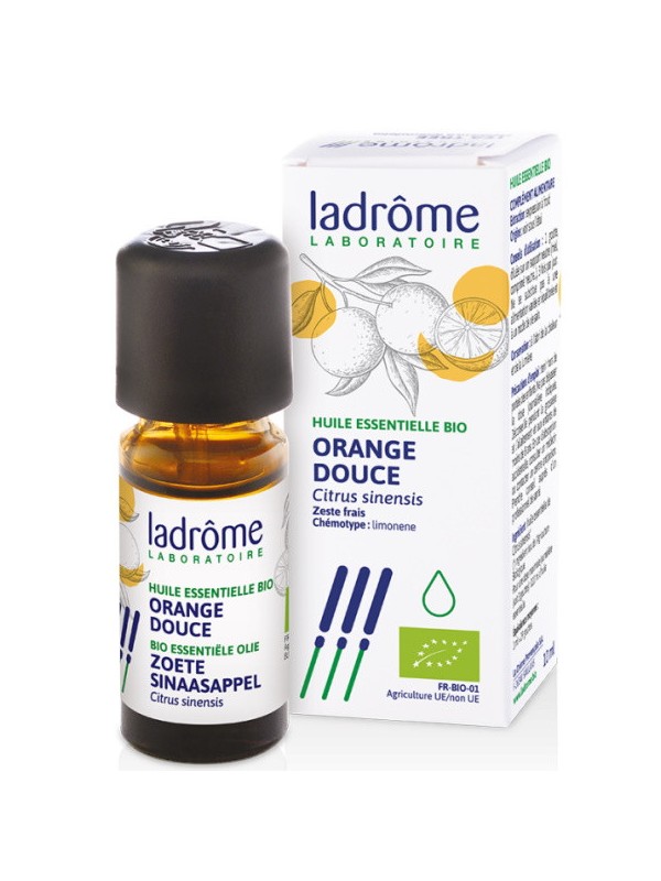 Huile essentielle bio Orange douce 10 ml Ladrôme fraicheur pureté Herboristerie de paris
