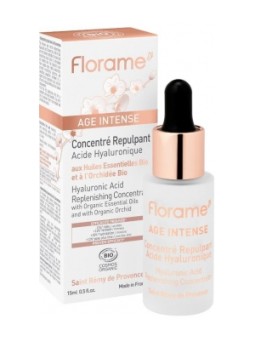 Age intense Concentré repulpant acide hyaluronique 15.0ml Florame Herboristerie de Paris