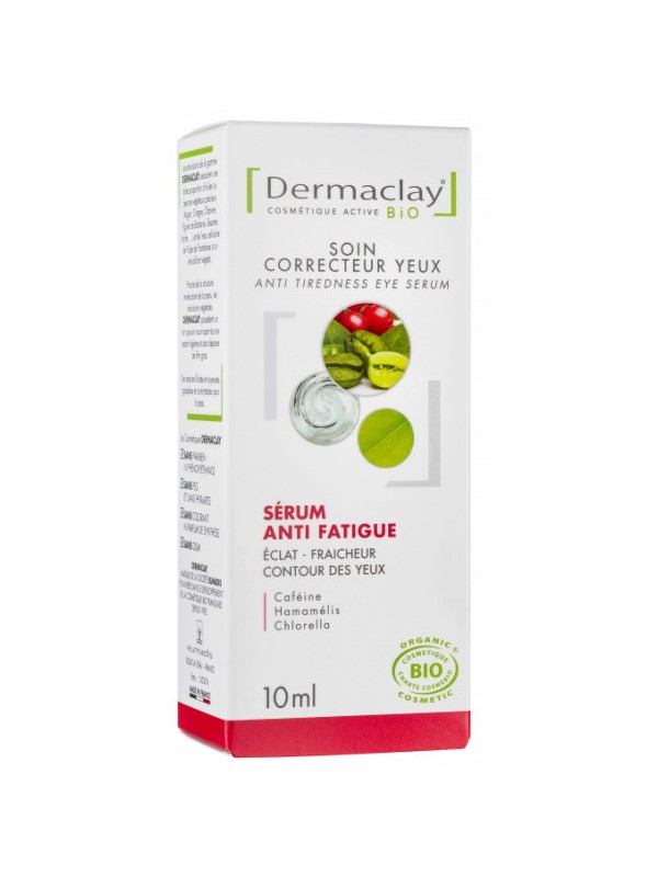 Sérum Correcteur Contour Yeux Anti Fatigue 10ml Dermaclay anti-cernes anti-âge Herboristerie de paris